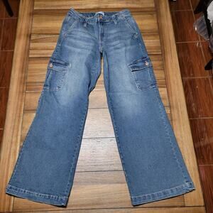 YMI Junior Low-Rise Skater Wide Leg Jeans - Size 5/27